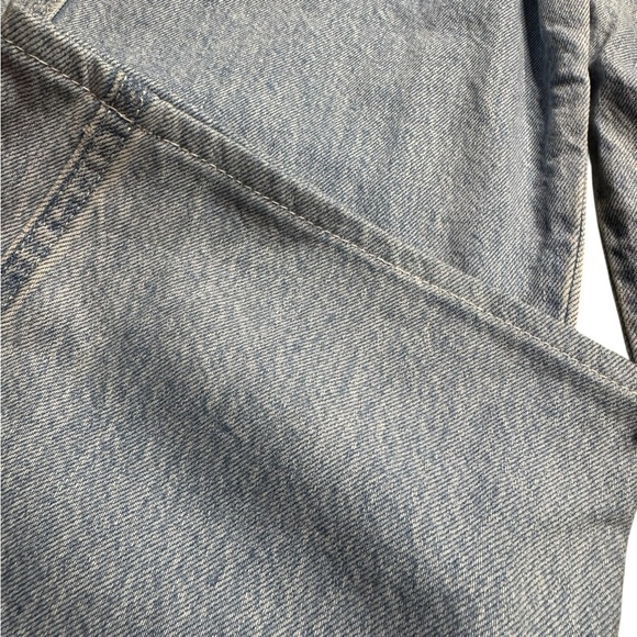 👖 Levi’s High Loose Cargo Jeans Women’s 24‎ Blue Denim Wide Leg Utility 👖 - Picture 6 of 7